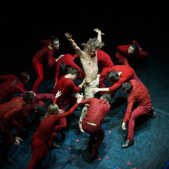 Performance of The White Dance Theatre (Poland)